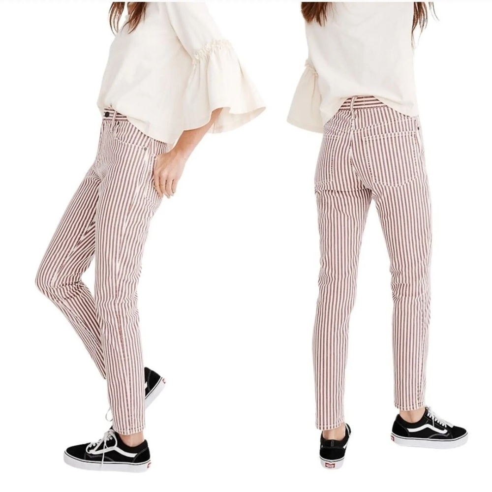 Madewell High Rise Slim Crop BoyJean - Picture 2 of 8